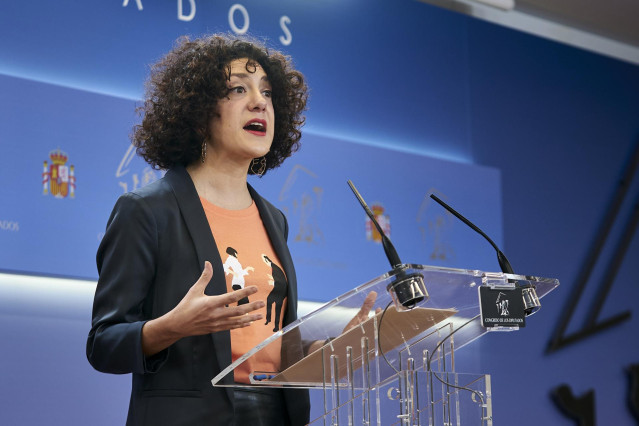 Archivo - La diputada de Unidas Podemos y portavoz de En Comú Podem en el Congreso, Aina Vidal