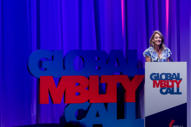 Archivo - La ministra de Transportes, Movilidad y Agenda Urbana, Raquel Sánchez, interviene en el acto de clausura del I Congreso sobre Movilidad Global 'Global Mobility Call', en Ifema Madrid, a 16 de junio de 2022, en Madrid (España).