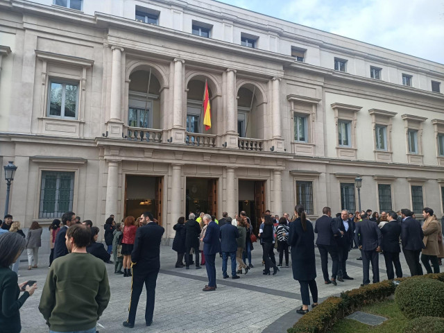 Simulacro de desalojo en el Senado