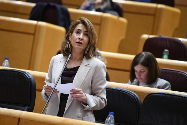 La ministra de Transportes, Movilidad y Agenda Urbana, Raquel Sánchez