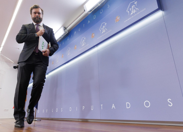 El portavoz de VOX en el Congreso, Iván Espinosa de los Monteros.