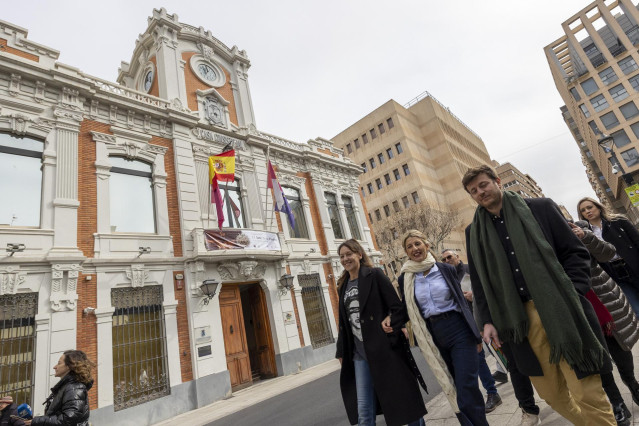 La vicepresidenta segunda del Gobierno, Yolanda Díaz, en Albacete