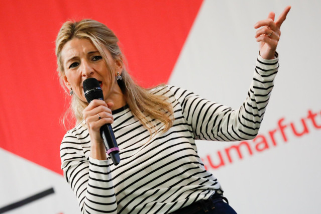 La Vicepresidenta Segunda Del Gobierno Y Ministra De Trabajo Y Economía Social, Yolanda Díaz, Ha Participado En Murcia En Un Acto De Escucha Organizado Por Sumar