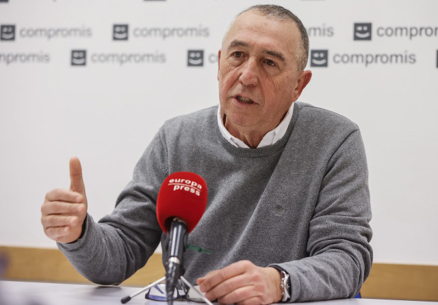 El candidato a la presidencia de la Generalitat por Compromís y diputado en las Cortes, Joan Baldoví