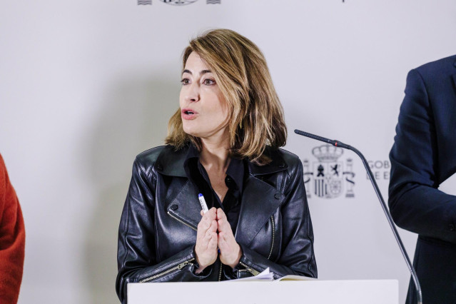 La ministra de Transportes, Movilidad y Agenda Urbana, Raquel Sánchez