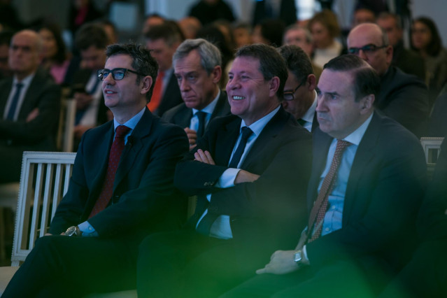 El presidente regional, Emiliano García-Page, participa, en Toledo, en el II Foro Económico Español ‘Castilla-La Mancha: Logros y Desafíos’.