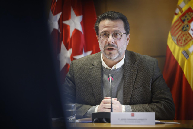 El consejero de Economía, Hacienda y Empleo, Javier Fernández-Lasquetty