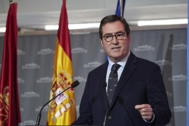 El presidente de la CEOE, Antonio Garamendi.