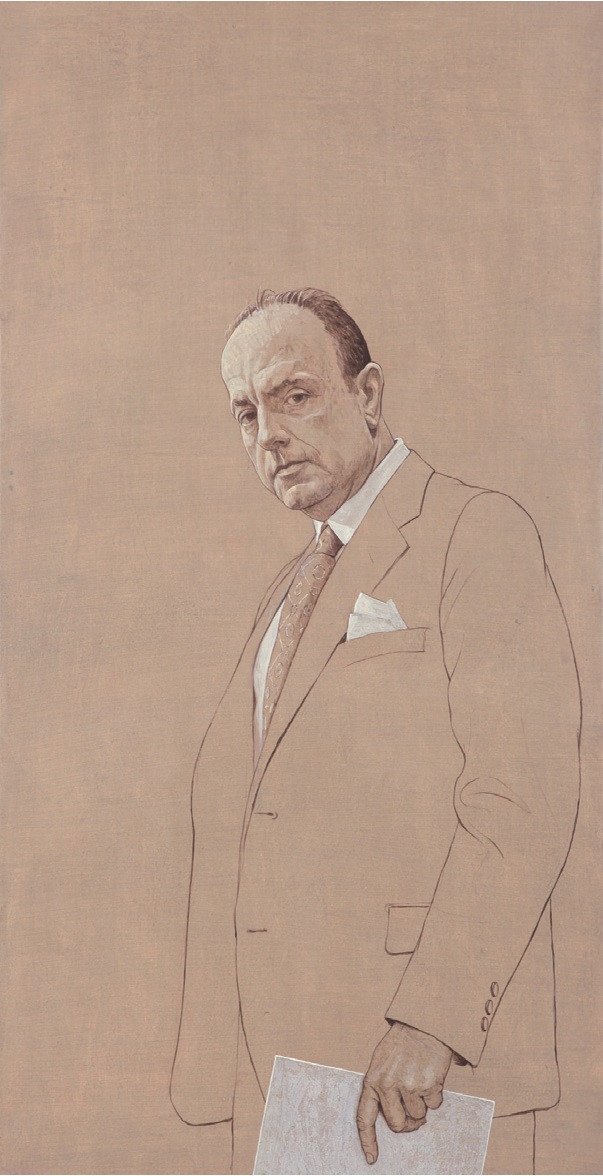 Retrato de Manuel Fraga en el Congreso, como ponente constitucional