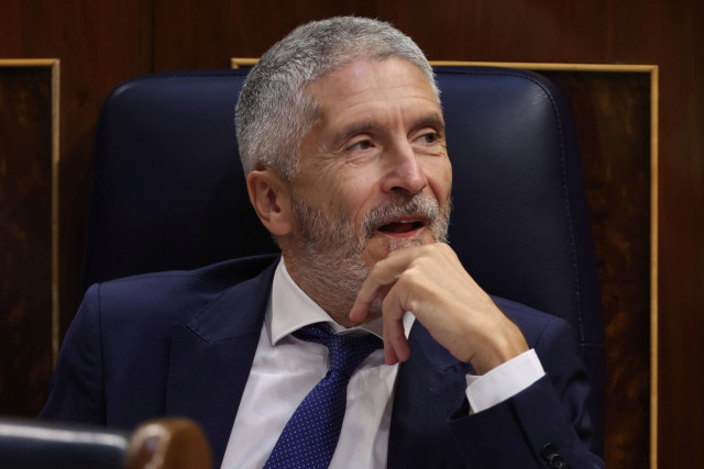 Archivo - El ministro del Interior, Fernando Grande-Marlaska, en el Congreso