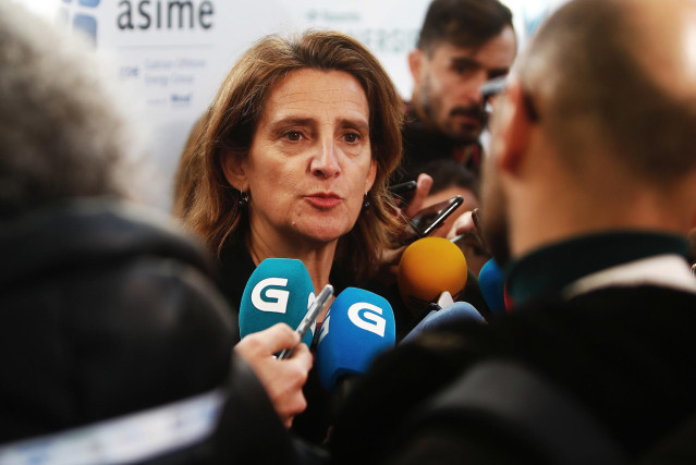 La vicepresidenta tercera del Gobierno de España y ministra para la Transición Ecológica y el Reto Demográfico, Teresa Ribera.
