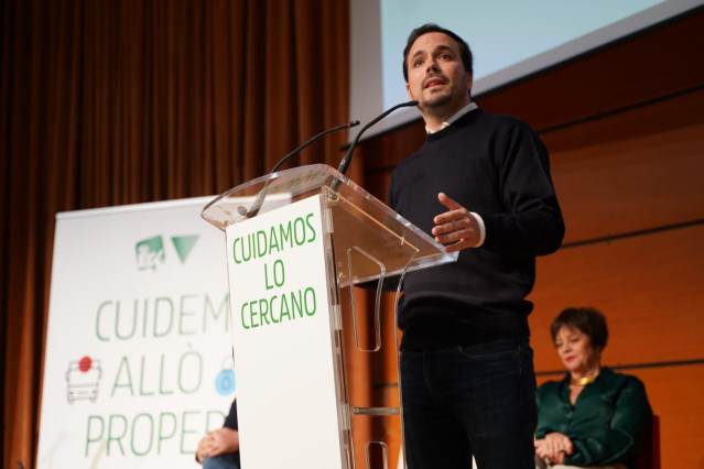 El coordinador general de Izquierda Unida y Ministro de Consumo, Alberto Garzón
