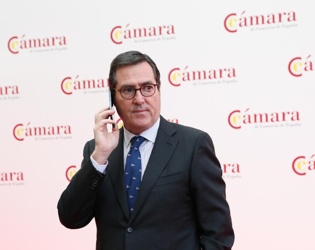 El presidente de la Confederación Española de Organizaciones Empresariales (CEOE), Antonio Garamendi, en una imagen de archivo.