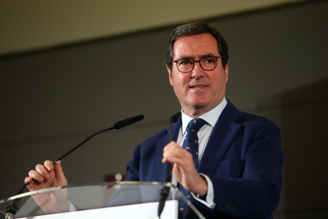 El presidente de CEOE, Antonio Garamendi