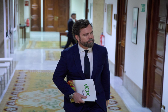 El portavoz de VOX en el Congreso, Iván Espinosa de los Monteros.