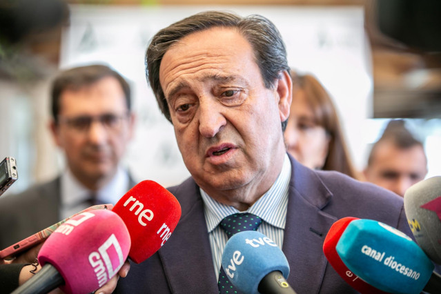 El presidente nacional de Asaja,. Pedro Barato, asiste a la clausura del Encuentro de Mujeres del Medio Rural ‘Mujer y liderazgo’.