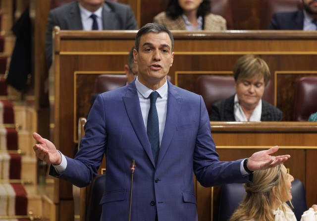 El presidente del Gobierno, Pedro Sánchez