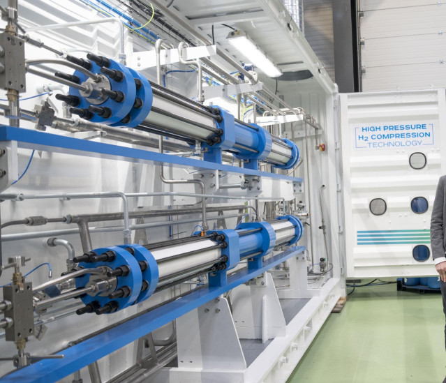 Archivo - Hiperbaric aumenta su apuesta por el hidrógeno y espera facturar 158 millones en 2027.