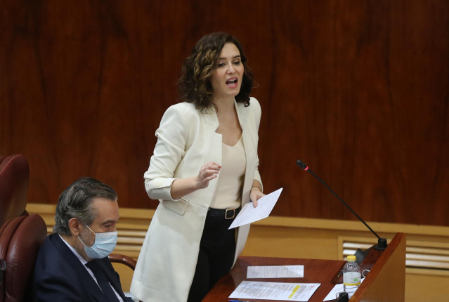 Archivo - La presidenta de la Comunidad Madrid, Isabel Díaz Ayuso. Archivo.
