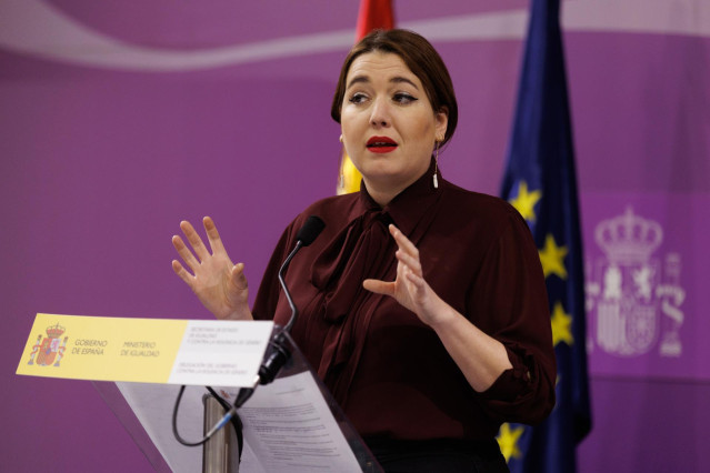 La secretaria de Estado de Igualdad y contra la Violencia de Género, Ángela Rodríguez