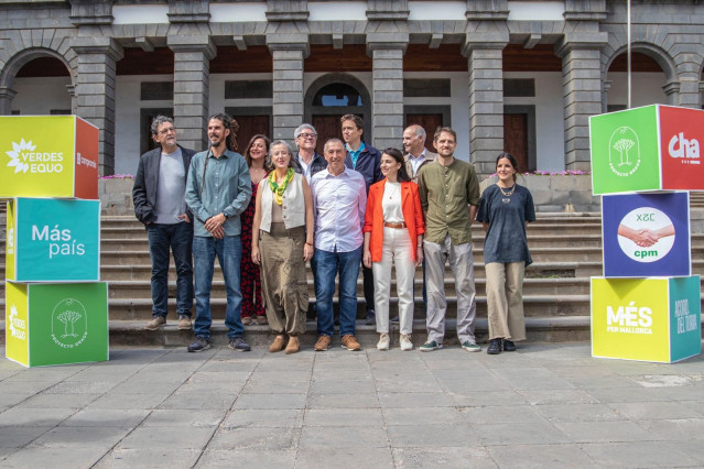 Joan Baldoví e Íñigo Errejón en un acto de apoyo a Alberto Rodríguez