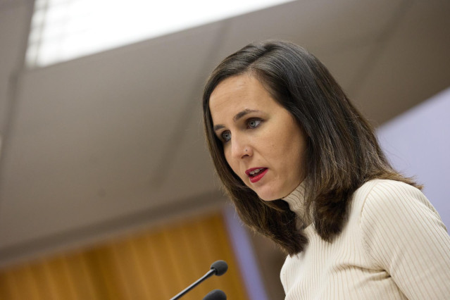 Archivo - La secretaria general de Podemos y ministra de Derechos Sociales y Agenda 2030, Ione Belarra. Archivo.