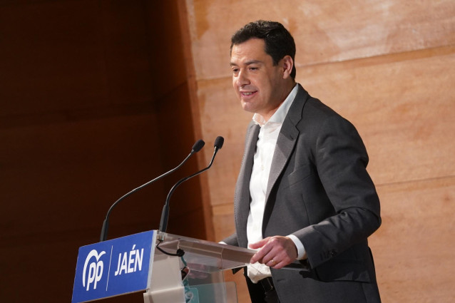 El presidente de la Junta de Andalucía y del PP-A, Juanma Moreno, en una foto de archivo.