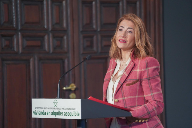 Archivo - Imagen de archivo de la ministra de Transportes, Movilidad y Agenda Urbana, Raquel Sánchez