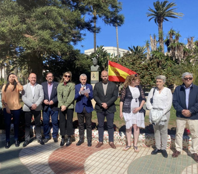 Vox Melilla en un homenaje a la Legión