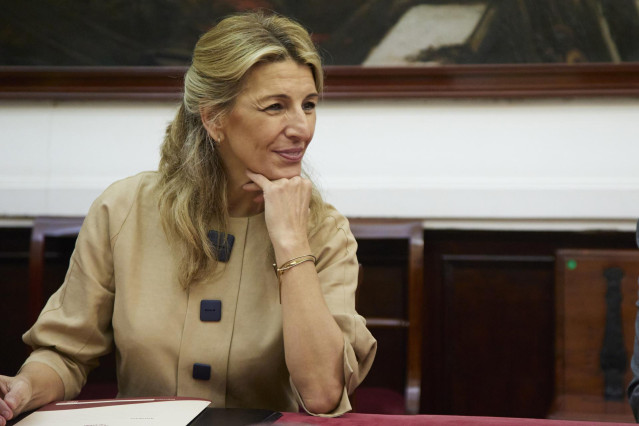 La vicepresidenta segunda y ministra de Trabajo y Economía Social, Yolanda Díaz.