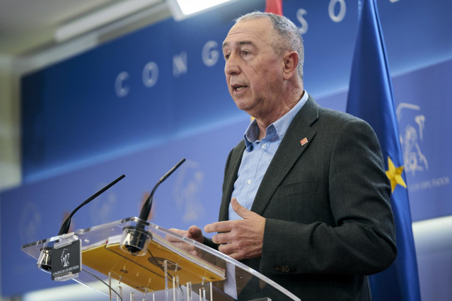 Archivo - El portavoz de Compromís en el Congreso, Joan Baldoví.
