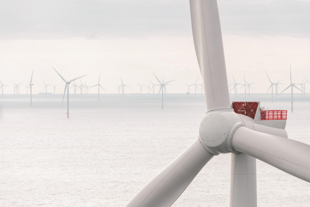 Archivo - Aerogenerador de Siemens Gamesa