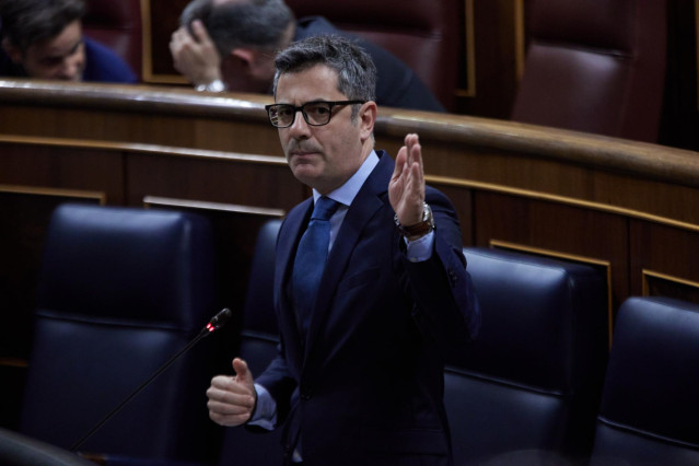 El ministro de Presidencia, Relaciones con las Cortes y Memoria Democrática, Félix Bolaños