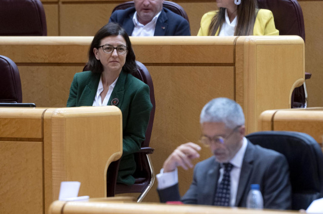 Archivo - La portavoz del Grupo Parlamentario Socialista en el Senado, Eva María Granados, en una sesión de control al Gobierno en el Senado, a 24 de mayo de 2022, Madrid (España). El Grupo Parlamentario Nacionalista pide hoy al Ejecutivo 