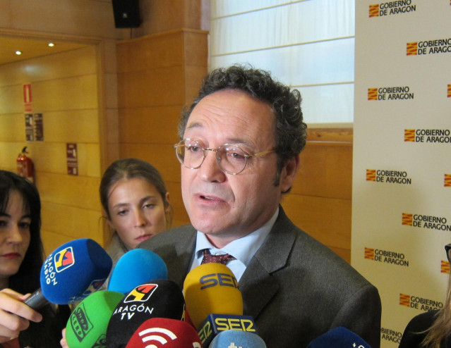 El Fiscal General del Estado, Álvaro García Ortiz, en Zaragoza.