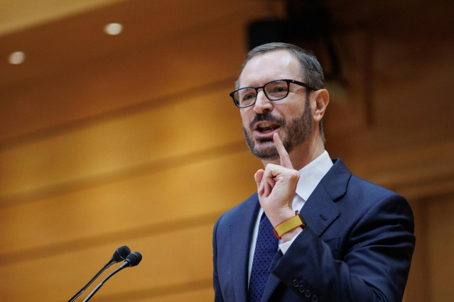 Archivo - El portavoz del Partido Popular (PP) en el Senado, Javier Maroto, interviene durante una sesión plenaria en el Senado, a 22 de diciembre de 2022, en Madrid (España). La reforma del Código Penal ha llegado al pleno del Senado sin las enmiendas pa