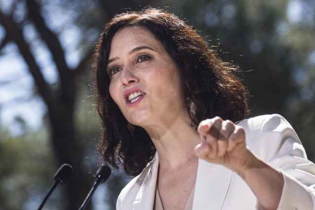Archivo - La presidenta de la Comunidad de Madrid