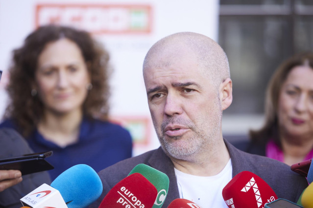 El secretario general de CCOO, Unai Sordo, en una imagen de archivo.