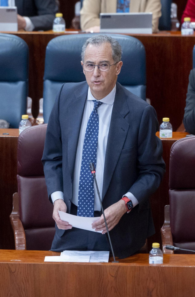El vicepresidente, consejero de Educación y Universidades de la Comunidad de Madrid, Enrique Ossorio