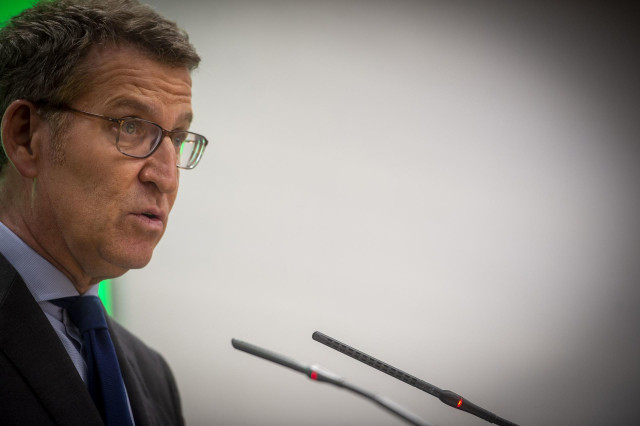 El presidente del PP, Alberto Núñez Feijóo.