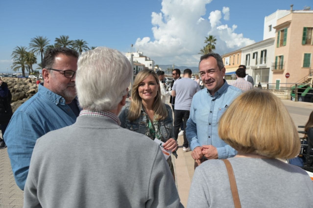 La portavoz política de CS, Patricia Guasp, en el Portitxol (Palma).