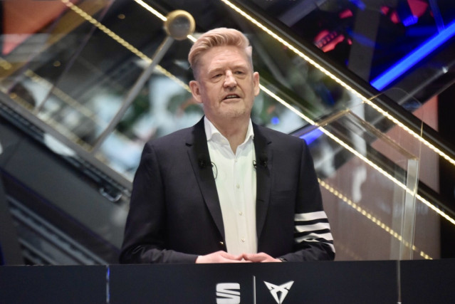 El ceo de la Seat Wayne Griffiths este miércoles en Barcelona