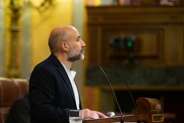 Archivo - Néstor Rego este miércoles en su intervención.