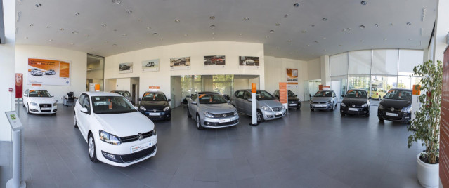 Archivo - Concesionario de Volkswagen