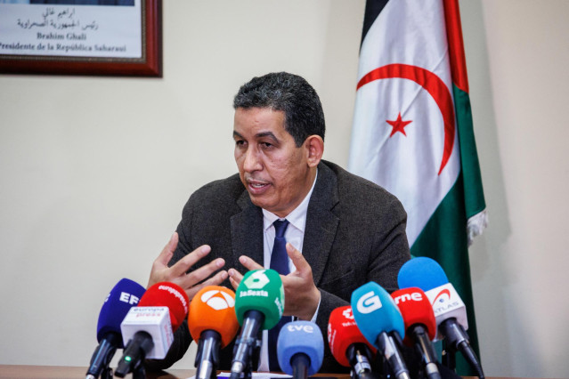Archivo - El delegado del Sáhara para España, Abdulah Arabi