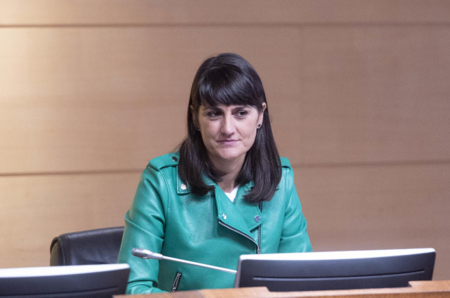 Archivo - La secretaria de Estado de Telecomunicaciones, María González Veracruz, durante una reunión con un conjunto de empresas del ámbito de la microelectrónica y los semiconductores, en la sede del Ministerio, a 25 de noviembre de 2022, en Madrid (Esp
