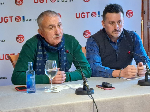 Pepe Álvarez y Javier Fernández Lanero