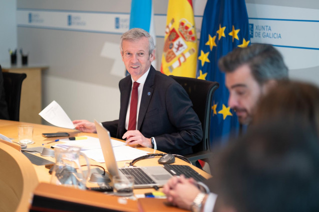 Rueda preside el Consello de la Xunta.