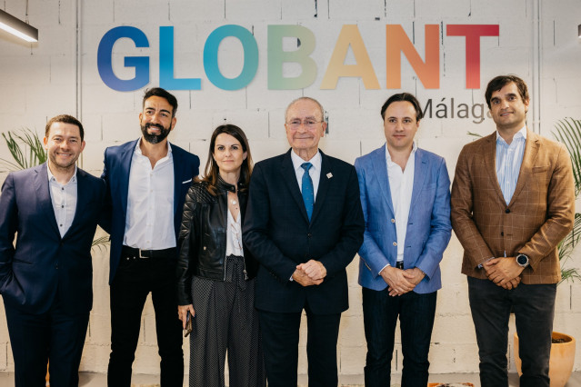 Inauguración del segundo centro de innovación de Globant en el Muelle Uno de Málaga.
