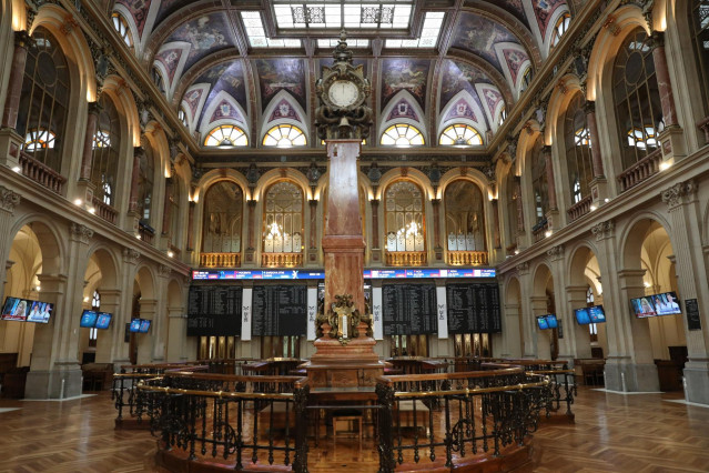 Archivo - Interior del Palacio de la Bolsa